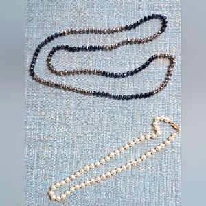 Pearl Necklace & Long Necklace